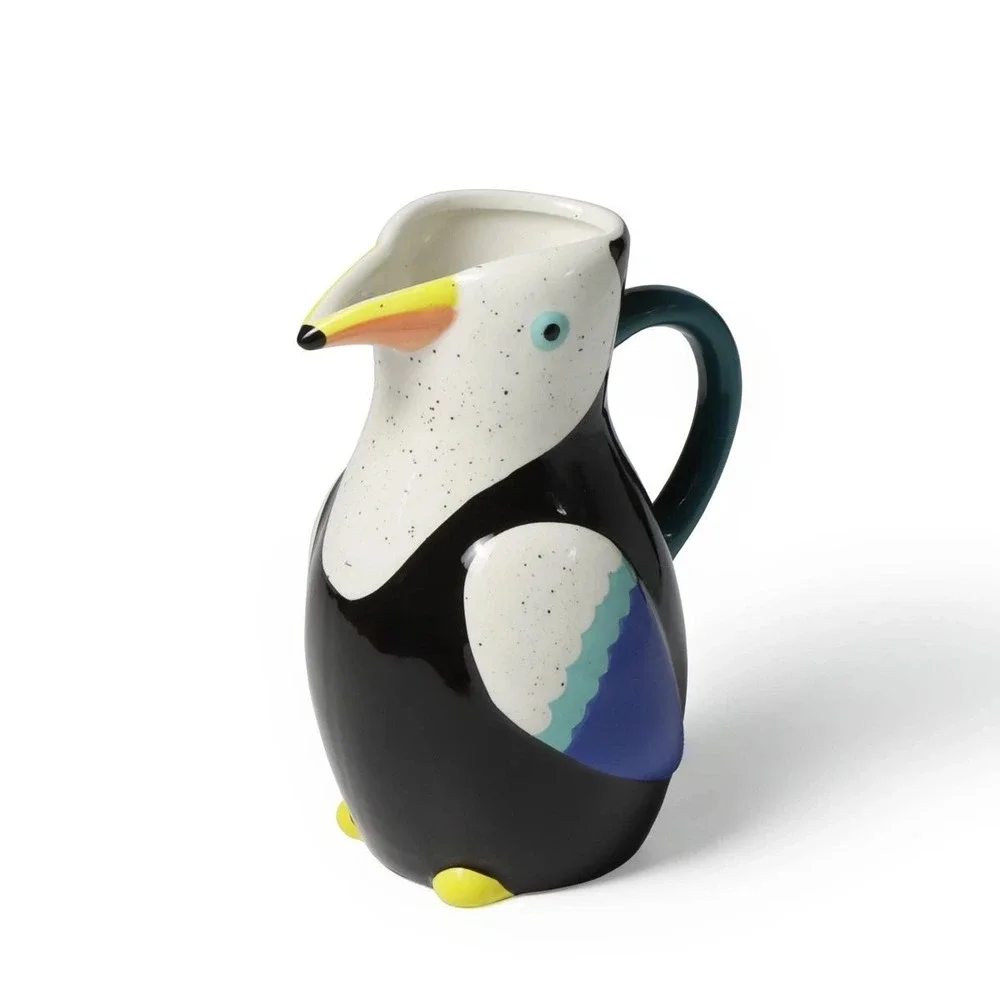 Target Bullseye Ceramic Toucan Watering Vase ~ NEW